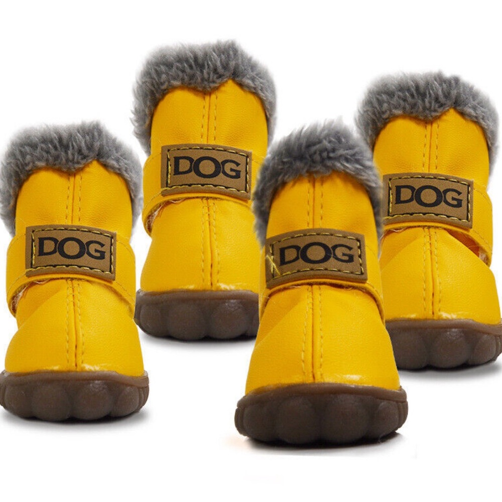Winter Pet Shoes Chihuahua Dog Cat Snow Boots Waterproof Warm Puppy Booties